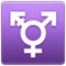 Transgender Symbol emoji on Samsung